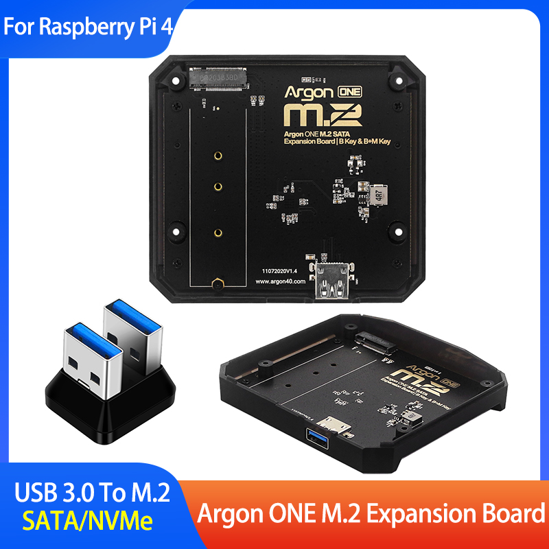 Argon One V3 M.2 Nvme Case - Argon ONE M.2 拡張ボード USB 3.0