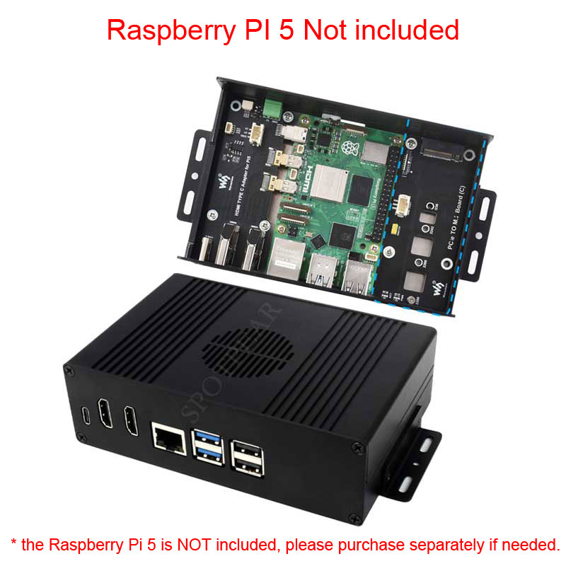 Raspberry Pi 5 ボックスケースキット-C PC - Argon One V3 M.2 Nvme Case のレビューと価格